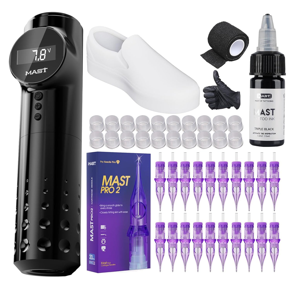 Dragonhawk Mast Archer Wireless Battery Rotary Tattoo Machine Pen ... Mast archer tattoo machine