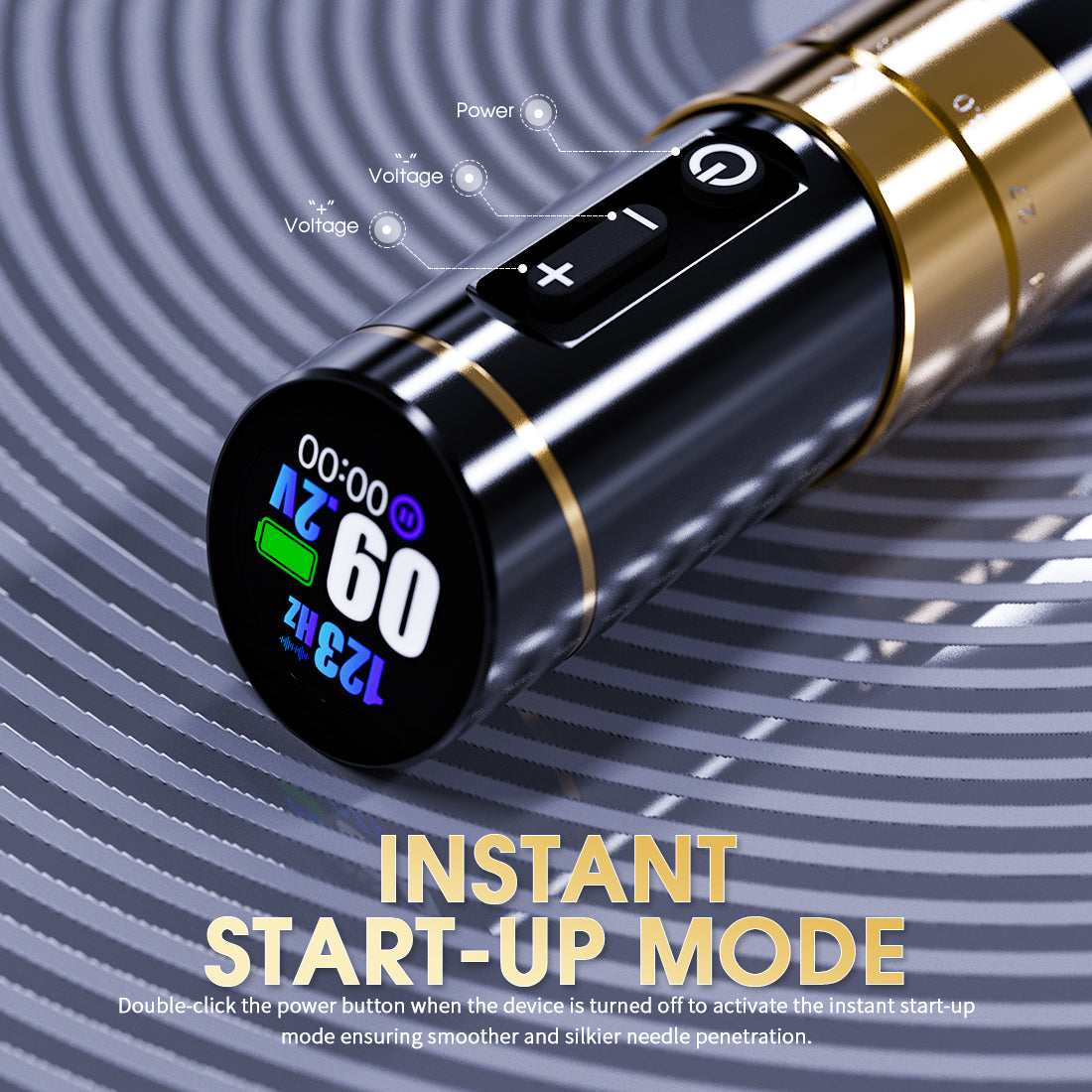 Mast Flip 3 Professional Wireless Tattoo Machine Adjustable Stroke