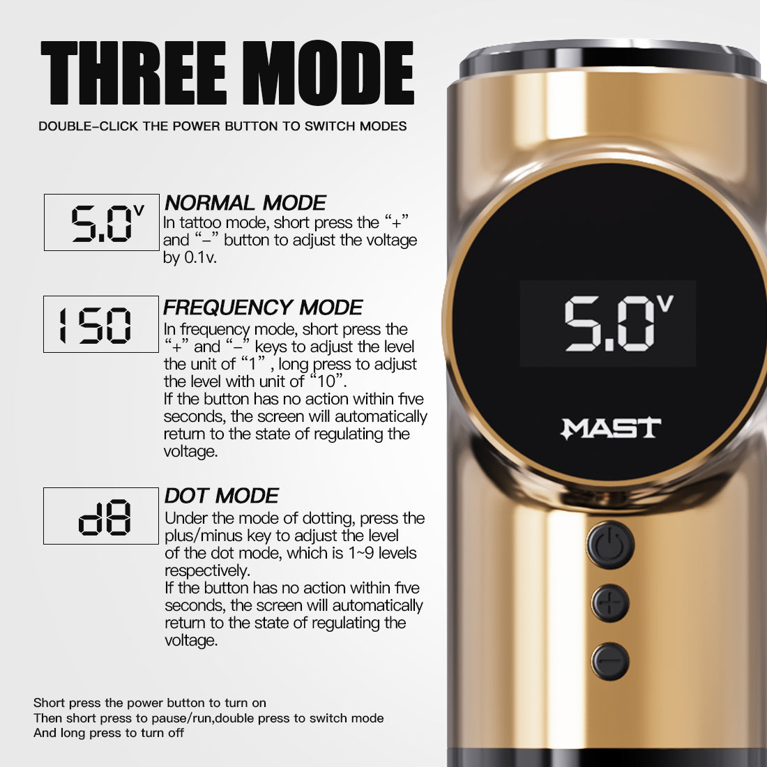 Mast Archer Wireless Tattoo Machine Kit 50Pcs Cartridges with Black In – MAST  TATTOO
