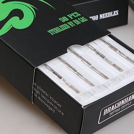 Dragonhawk Professional Sterilize Stainless Steel Tattoo Needles Round  Liner - China Tattoo Needles and Dragonhawk price