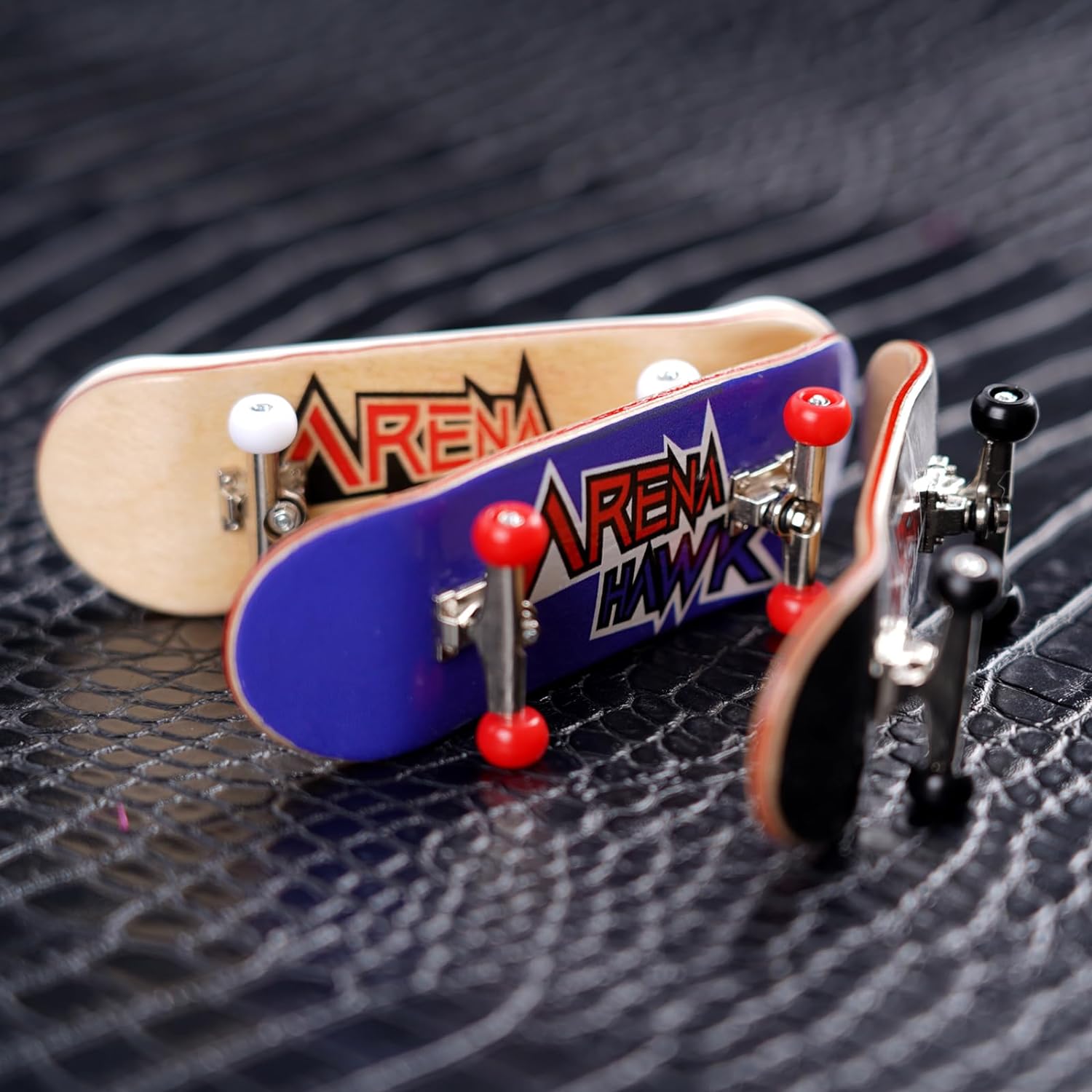 Dragonhawk Practice Tattoo Kit 5-Pack Practice Skins, 3 Fingerboard Mini Skatebords Collec ...
