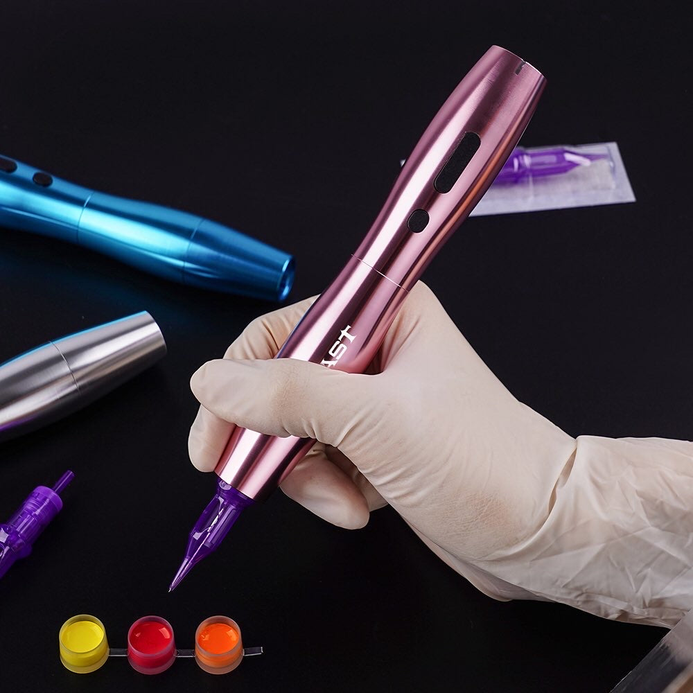 Mast P20 Wireless Tattoo Pen Machine with 2 Replaceable Batteries