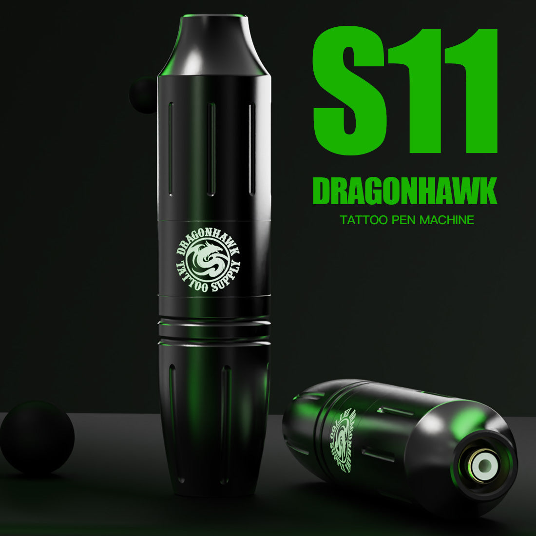 Dragonhawk S11 Pro WirelessTattoo Kit B2 Battery with Tattoo