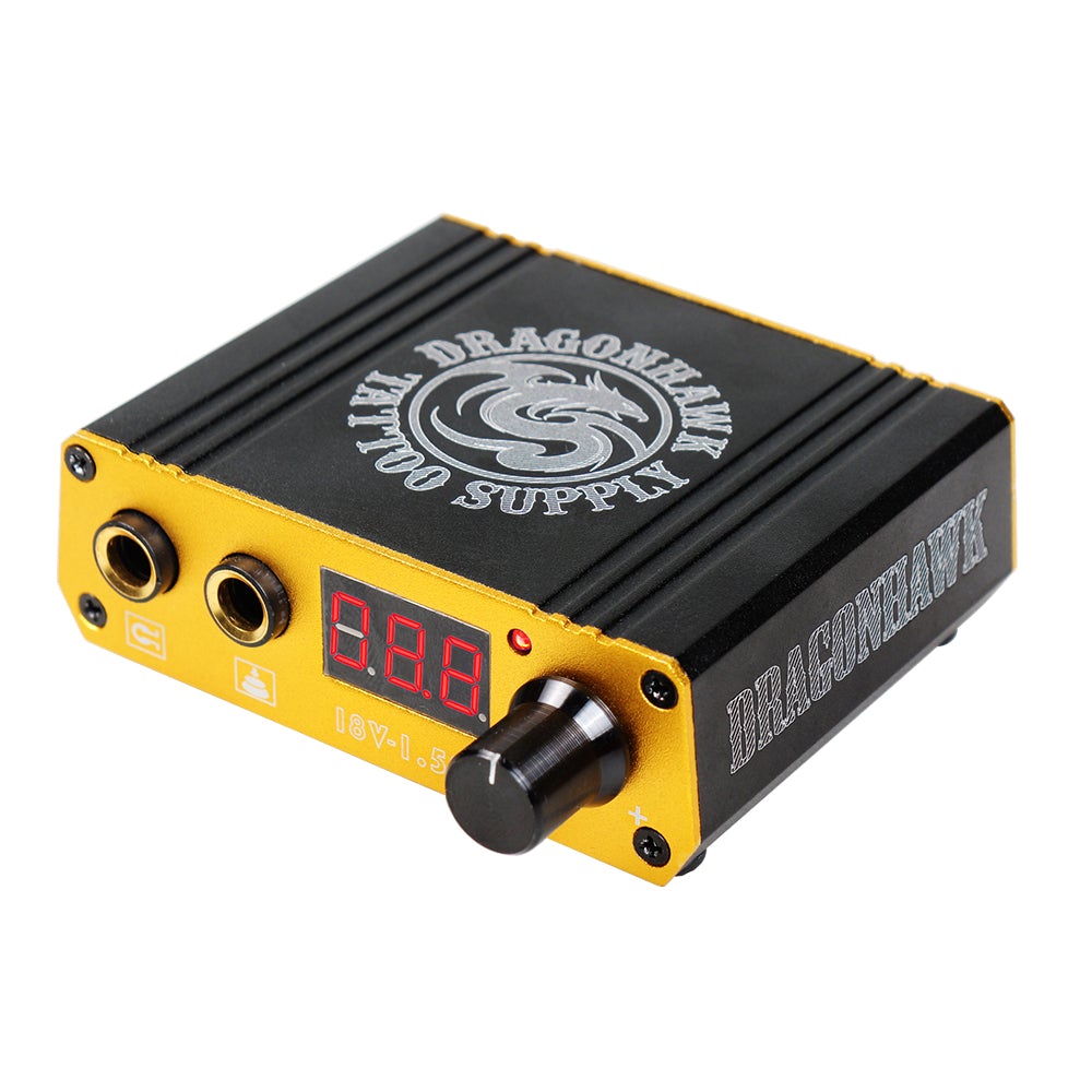 dragonhawk foot pedal LCD Portable Mini Tattoo Power Supply – DRAGONHAWK