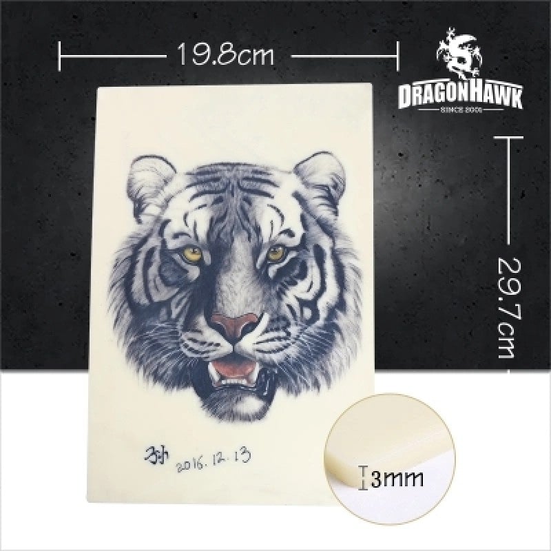 High-quality Silicone Tattoo Practice Skins A4 Size 5PCS – Hawink