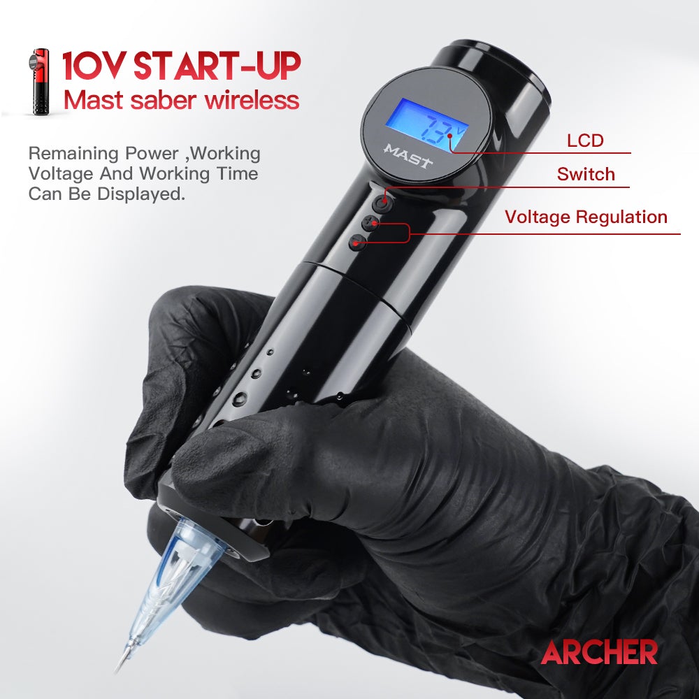 Dragonhawk Mast Archer Wireless Tattoo Machine – DRAGONHAWK Dragonhawk Mast Archer Wireless Tattoo Machine – DRAGONHAWK