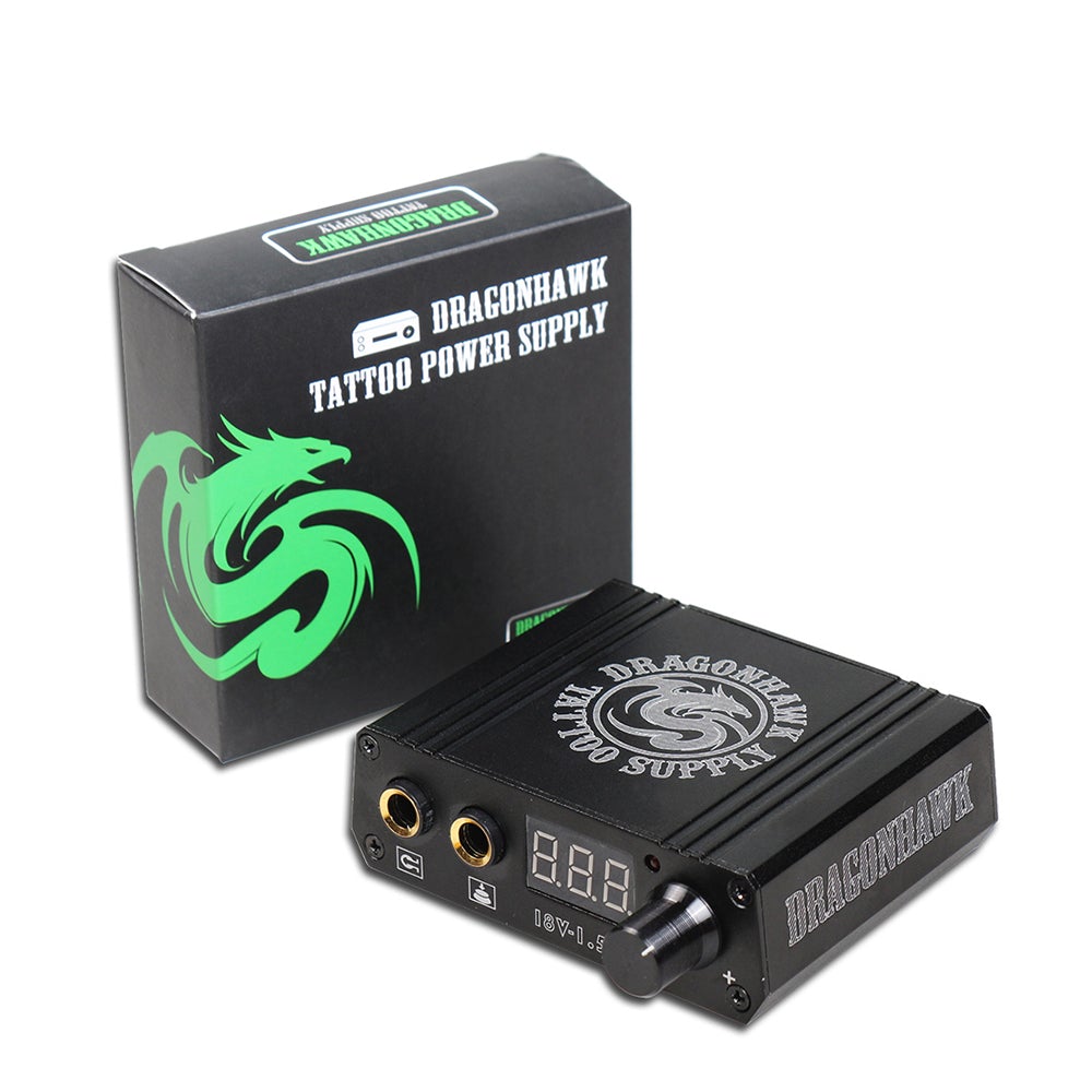 dragonhawk foot pedal LCD Portable Mini Tattoo Power Supply – DRAGONHAWK