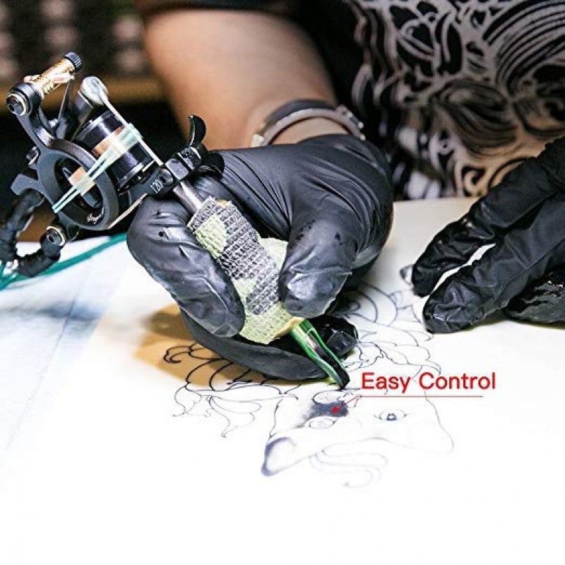 Dragonhawk Complete Tattoo Kit 2 Machines Gun 10 Color Inks Power Supply  for Beginners & Starter Tattoo Aritsts 11-85