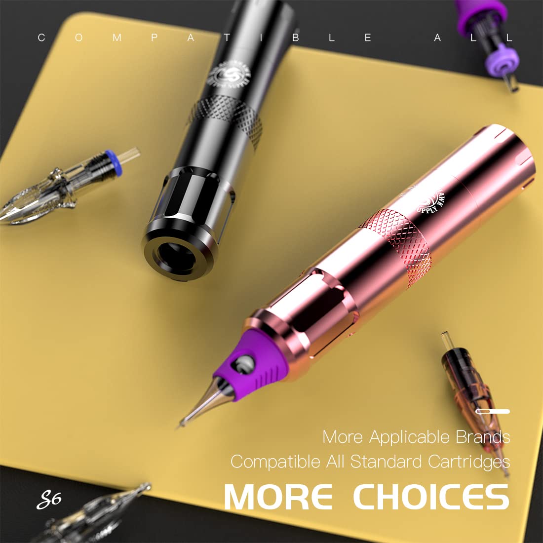 Dragonhawk S6 Tattoo Pen B2 Wireless Battery Kit Coreless Motor