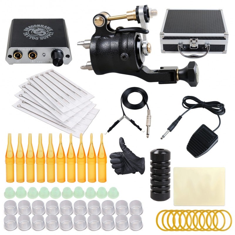 Dragonhawk Tattoo Kit 2 Rotary Tattoo Machine Power Supply For Tattoo  Artists SuppliesScouts From Hrwhb3, $292.37